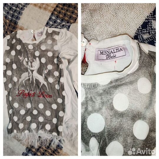 Лонгслив для девочек