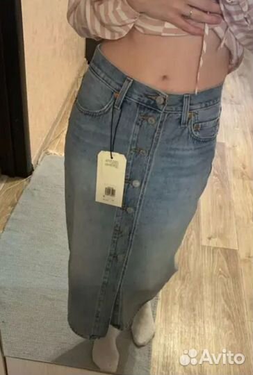 Джинсовая юбка Levi's 42 44
