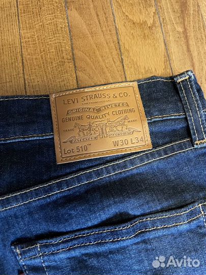 Джинсы мужские Levis 510. Оригинал