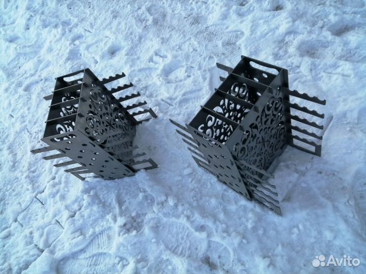 Мангал вертикальный разборный толщина 3мм