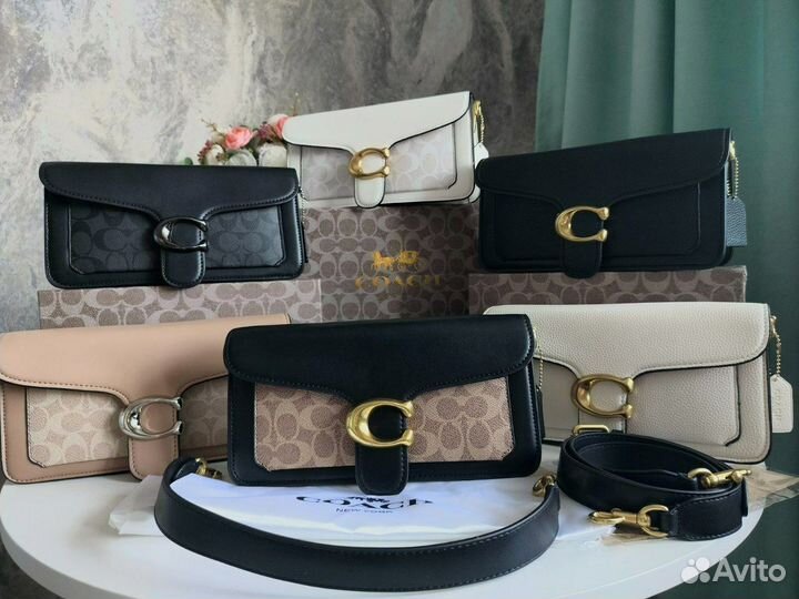 Сумка coach tabby новая 5 цветов