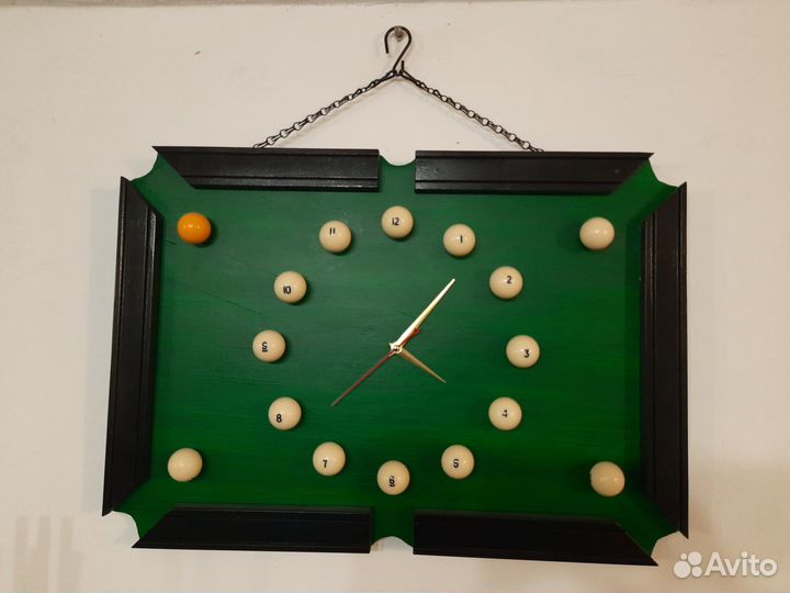 Часы для бильярдной