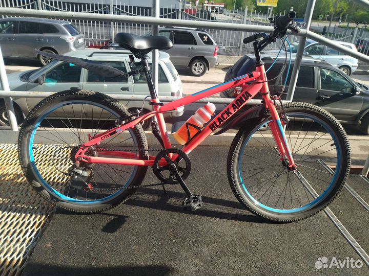 Велосипед black aqua R24