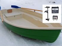 Лодка пластиковая с электромотором Тортилла-305 с
