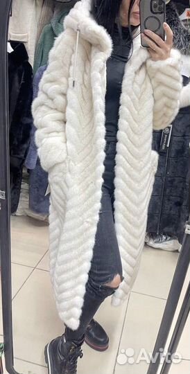 Шикарная эко шуба под норку