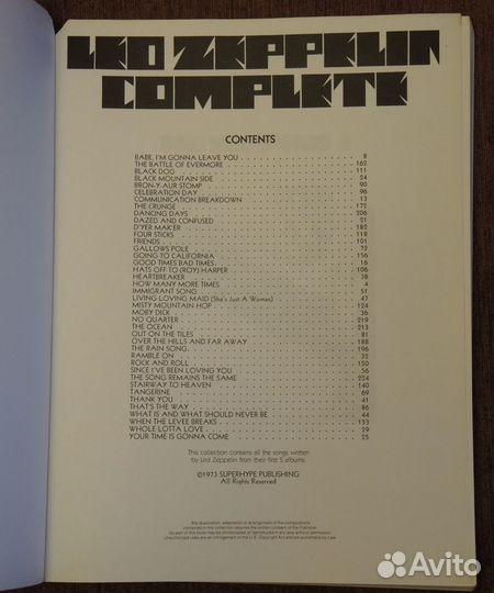 Ноты Led Zeppelin