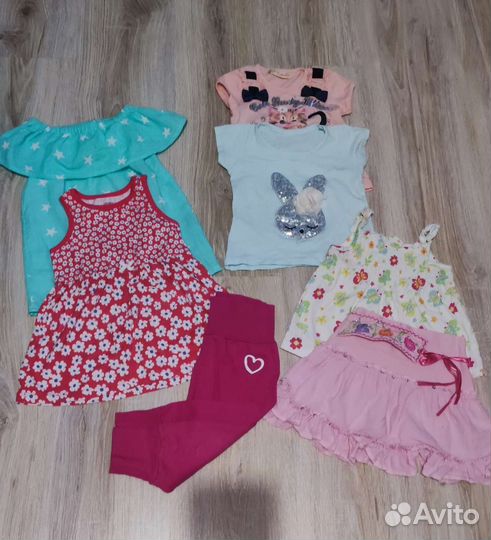 Вещи пакетом на девочку 1 год