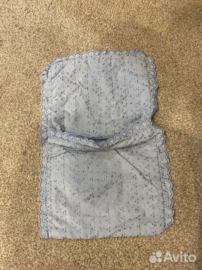 Тёплый конверт для выписки / одеяло и подушка