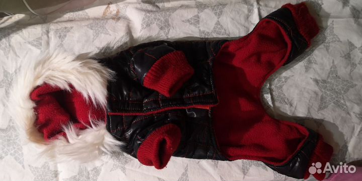 Зимний комбинезон костюм для маленькой собачки