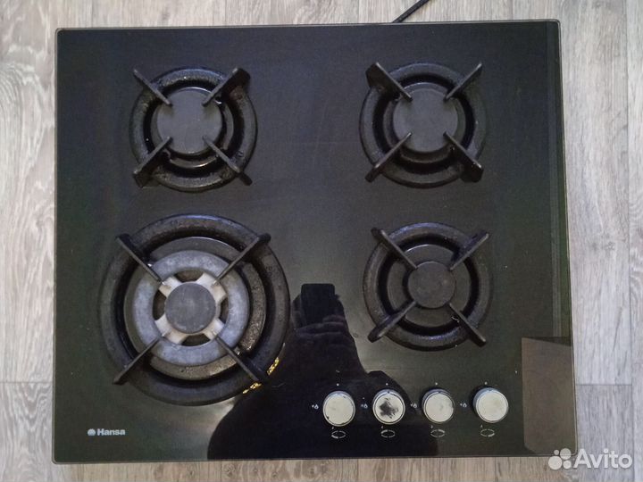 Газовая варочная панель 4 конфорки б/у