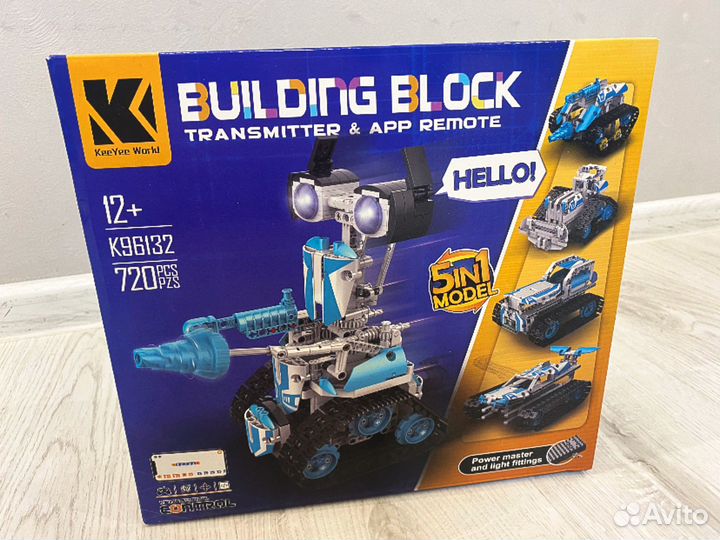 Новый Конструктор робот на радиоуправлении 5 в 1