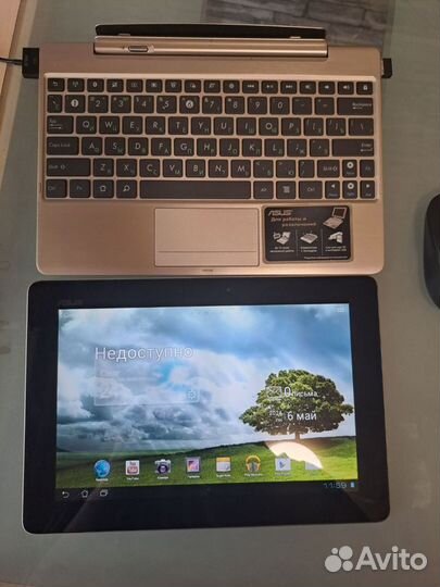 Планшет Asus EEE PAD TF 201 + док станция