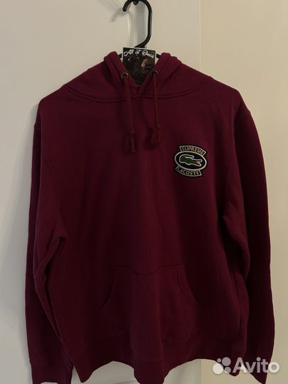 Толстовка lacoste x supreme