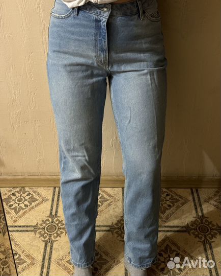 Джинсы Lime женские MOM голубые 42 размер