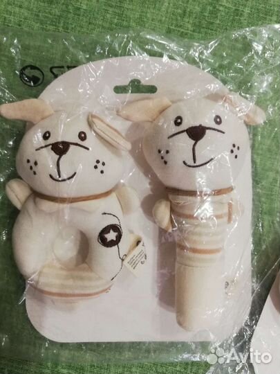 Погремушки для новорождённых, развивающие, 0+