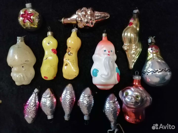 Елочные игрушки СССР