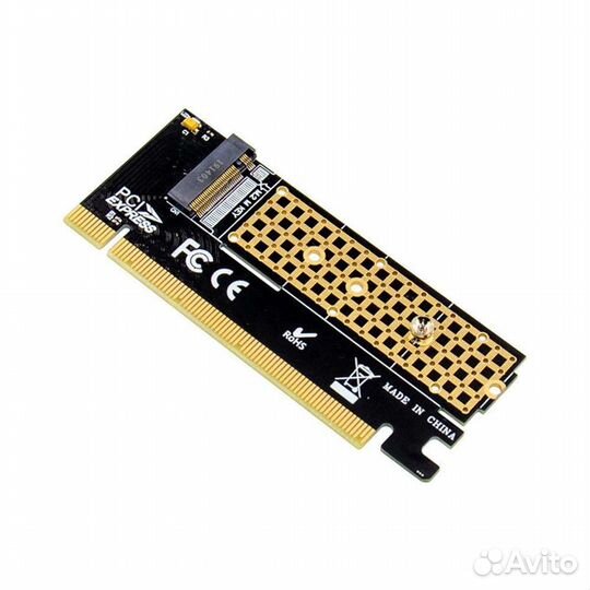 Переходник для SSD NVMe M.2 в PCI-E 3.0x2