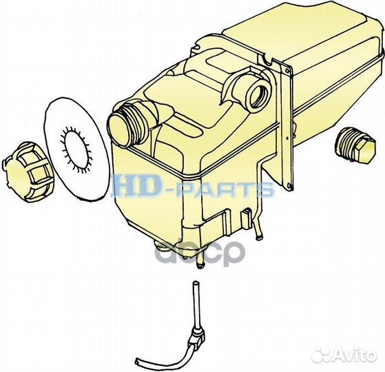 Бачок расширительный 302206 HD-parts