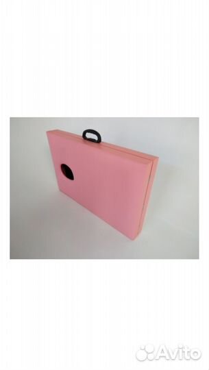 Массажный складной стол/кушетка 190/70, розовый