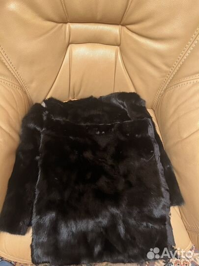 Мех норки черный