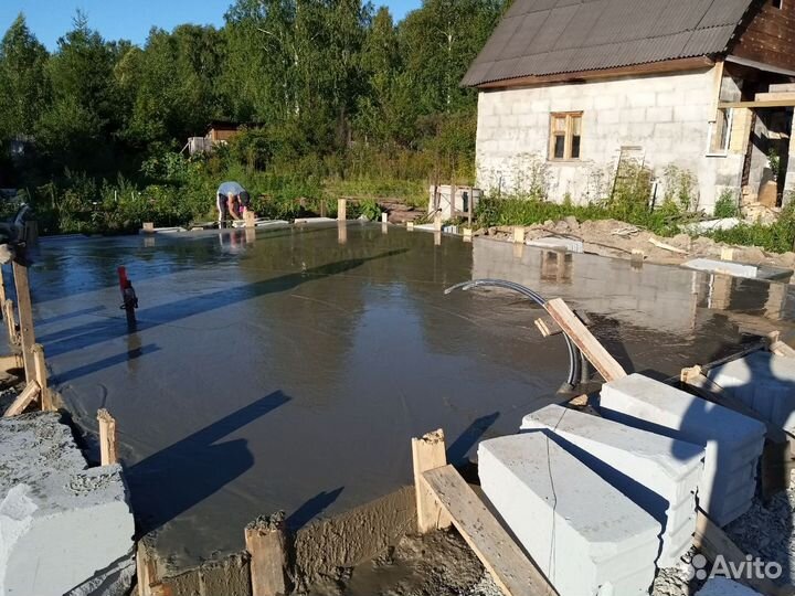 Заливка фундамента под ключ