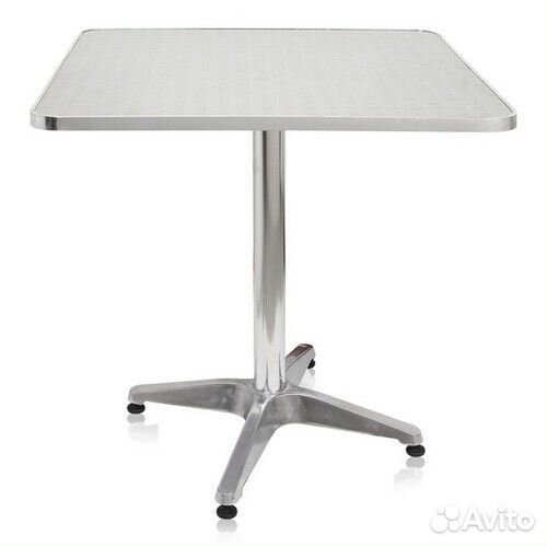Стол квадратный 3126-LFT silver 70х70 2й сорт