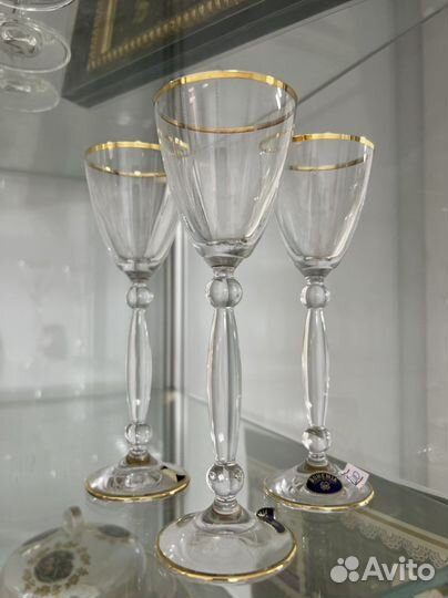 Фужеры бокалы богемия