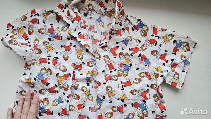 Детский советский костюм рубашка и шорты