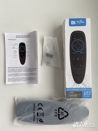 Пульт-аэромышь G10S PRO 2.4G & Bluetooth 5.0