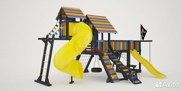 Детская площадка Савушка 8 (black)