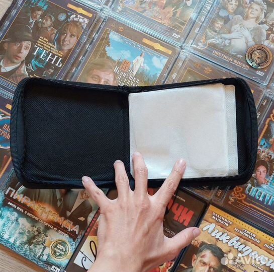 Диски двд DVD фильмы, Сумка для дисков