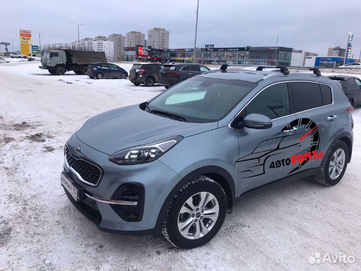 Багажник на рейлинги turtle AIR 2 Киа Спортейдж4