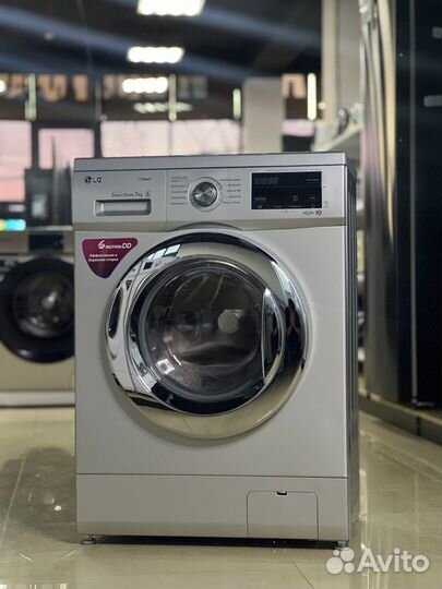 Стиральная машина LG f2j3hs4l серебристый