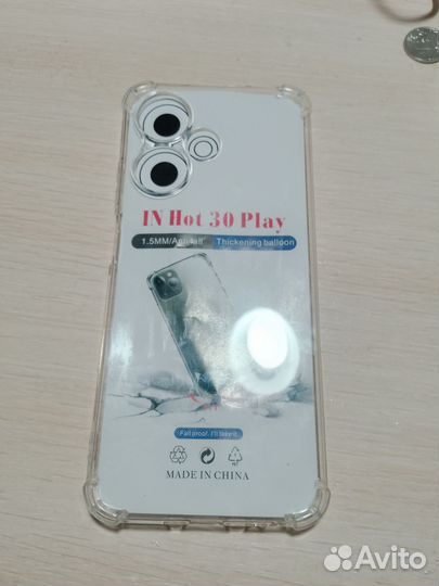 Чехол на infinix hot 30 play (новый)