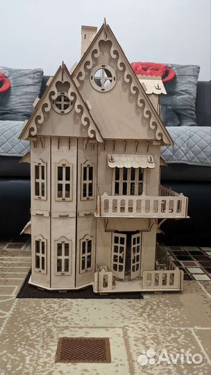 Кукольный домик с мебелью большой