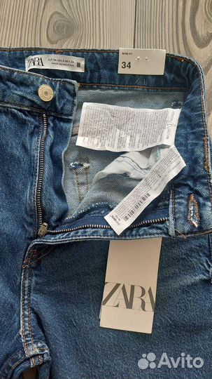 Джинсы zara 34 новые