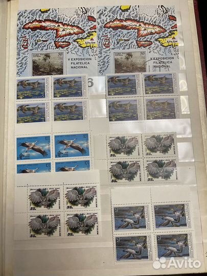 Альбом с марками. Флора и фауна