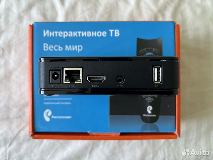 Тв-приставка Ростелеком iptv HD-mini с пультом