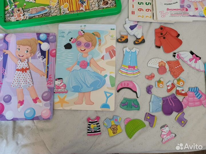 Bondibon, магнитные игры+3-х мет гирлянда на окно