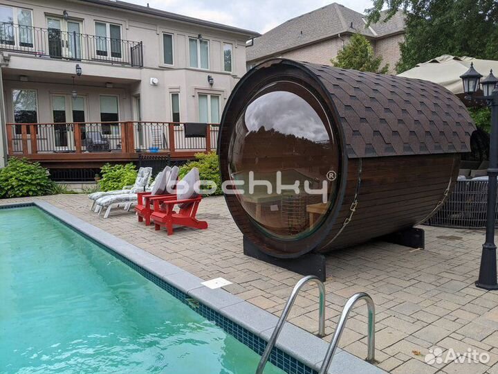 Баня бочка 2,3 метра круглая