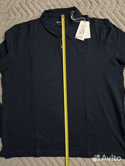 Поло мужское с длинным рукавом mustang, XXL, новое