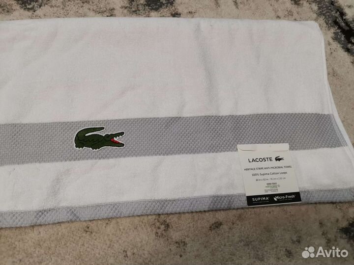 Полотенце банное lacoste оригинал