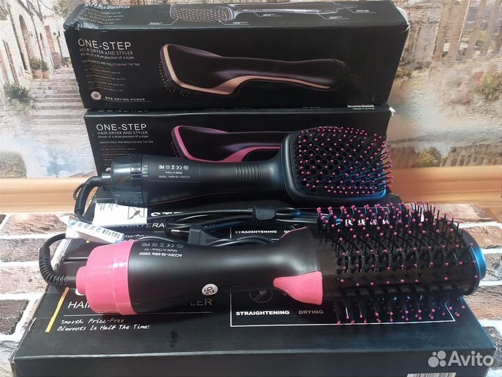 Щетка фен выпрямитель для сушки укладки волос NEW