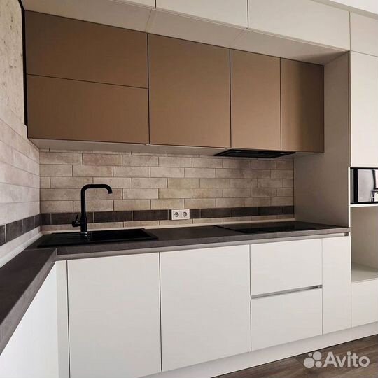 Современная кухня на заказ мдф фасады