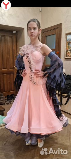 Платье для бальных танцев стандарт ю1