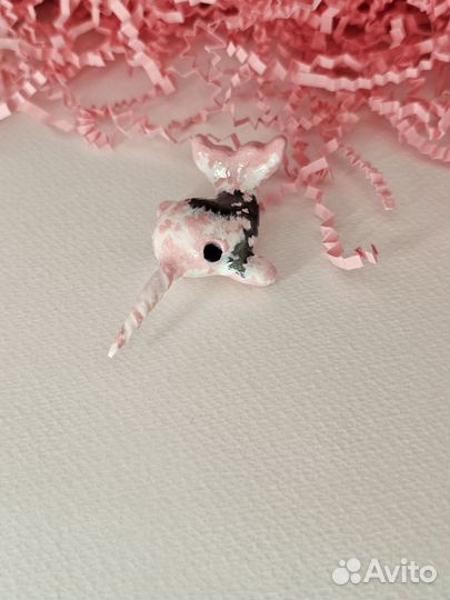 Морской единорог из запекаемой глины