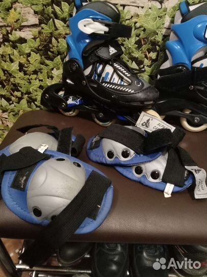 Роликовые коньки детские раздвижные