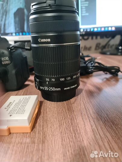 Canon EOS 600D (18-55) + доп. объектив 55-250