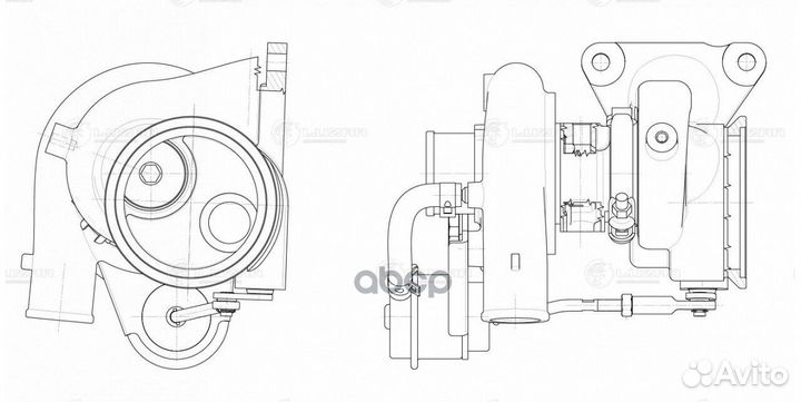 Турбокомпрессор для а/м PSA Boxer (06) /Jumper