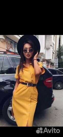 Платье рубашка 42-44